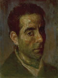 Autoritratto, 1936, olio su tavola, cm 30x23, Bologna, collezione privata